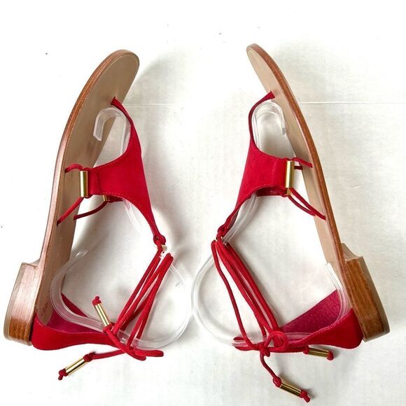 Trina Turk Bayley Suede Sandals - Picture 7 of 10